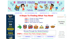 Desktop Screenshot of bouncehousejumperparty.com